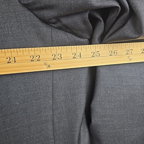 Loro Piana Sport Coat Jacket Men 48 R Gray Super 160's Wool Black Gold‎ Buttons - Picture 12 of 12